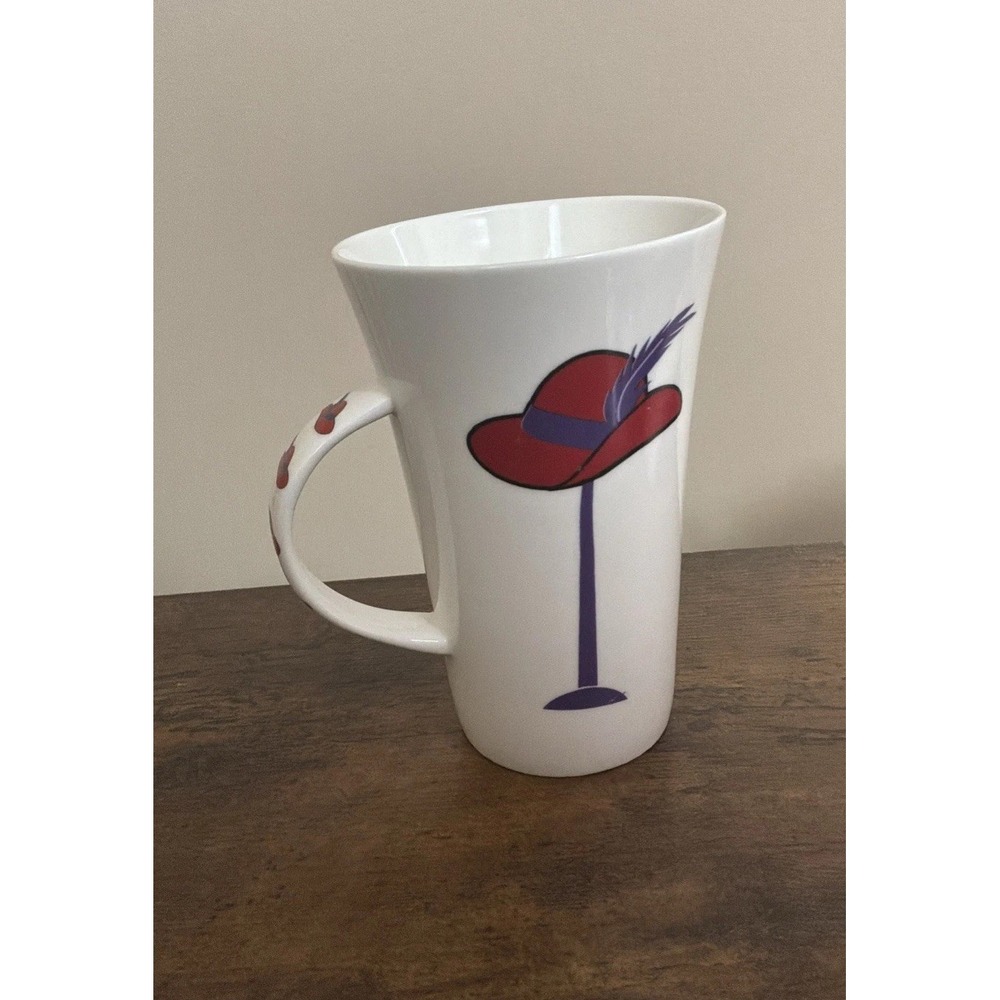 Red Hat Society Coffee Mug Tea Cup Tall Purple Ladies by Darice